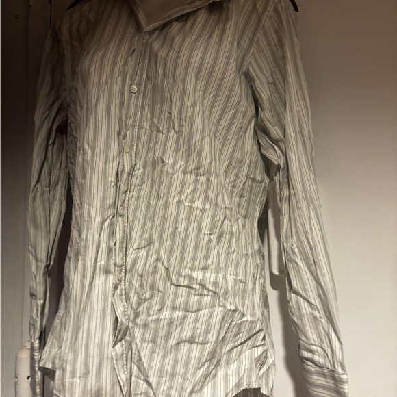 Miu Miu Casual Striped Shirt dress suit blouse classic top - Picture 3 of 9
